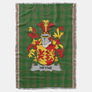 Iers Heyne of O_Heyne Wapen Familie Crest Deken