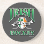 Iers Hockey Sandstone Onderzetter (Voorkant)