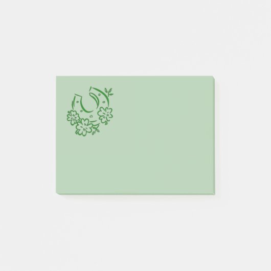 Iers Hoefijzer Post-it® Notes (Voorkant)