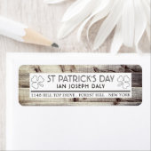  Iers hout St Patrick's Day Etiket (Insitu)