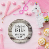 Iers hout St Patrick's Day Papieren Bordje (Feest)