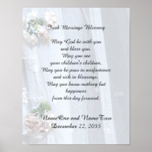 Iers huwelijk met een  kant van 11 x 14 inch