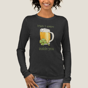Iers ik was binnen in je bier St. Patrick's Day Tri-Blend Shirt
