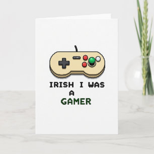 Iers Ik Was Een Gamer Kaart