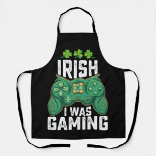 Iers Ik Was Gamen Gamer Games St. Patrick's Dag Schort