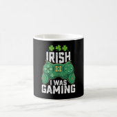 Iers Ik was gaming gamer games St Patrick's Day Koffiemok (Center)