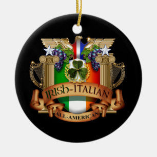 Iers Italiaans alle Amerikaans Keramisch Ornament