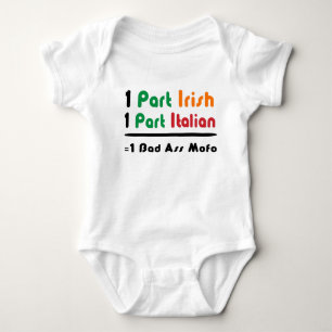 Iers Italiaans Grappig Biologisch Baby T-Shirt