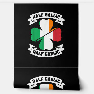 Iers Italiaans Half Gaelic Half Garlic Saint Patri Behang