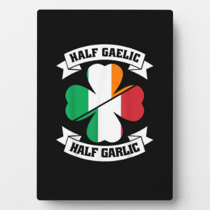 Iers Italiaans Half Gaelic Half Garlic Saint Patri Fotoplaat