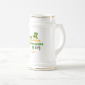 Iers je een gelukkige St Patricks Day Bierpul (Voorkant rechts)