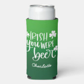 Iers je was een biergradiënt St. Patrick's Day (Seltzer Voorkant)