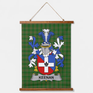 Iers Keenan of O_Kinahan Wapen Familiewapenschild Hangend Wandkleed