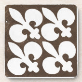 Iers Keltisch Kunstontwerp zwart Drankjes Onderzetter (Voorkant)