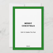 Iers kerstfeest feestdagenkaart (Achterkant)