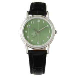 Iers klaverontwerp horloge
