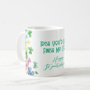 Iers, laat me mijn koffie afmaken koffiemok