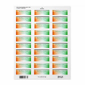 Iers label voor retournering vlag (Full Sheet)