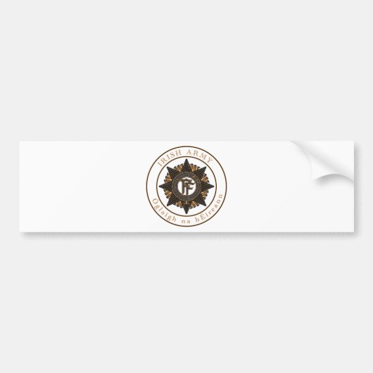 Iers leger bumpersticker (Voorkant)