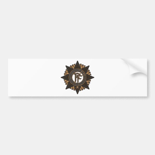 Iers leger bumpersticker (Voorkant)