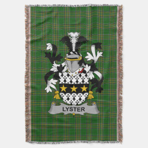 Iers Lyster Wapen Familiewapen Ierland Deken