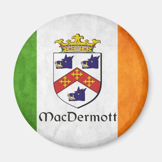 Iers MacDermott Magneet (Voorkant)