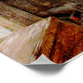 Iers Man zet whisky in de fles Poster (Hoek)