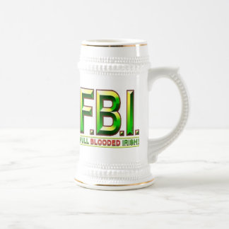 Iers met volledige bloedigheid bierpul