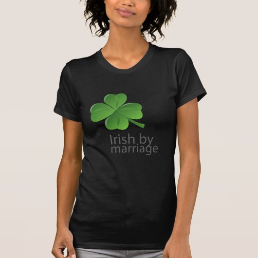 Iers naar huwelijksmodel t-shirt (Voorkant)