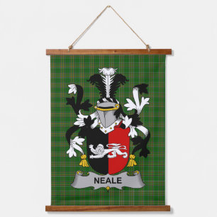 Iers Neale Wapen Familie Crest Hangend Wandkleed