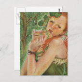 Iers Nymph Fairy Briefkaart (Voorkant / Achterkant)