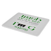 Iers of niet Irish Original St Patrick's Day SCuB Snijplank (Hoek)