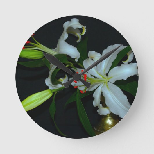 Iers ontwerp-messing en ventilator Collectie Ronde Klok (Voorkant)