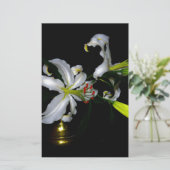 Iers ontwerp-messing en ventilatorontwerp briefpapier (Staand voorkant)