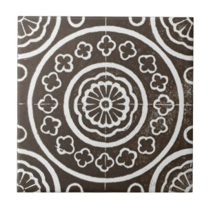 Iers ontwerp voor keramische kunst zwart Tegeltje