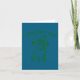 Iers op dit moment St. Patrick's Day retro schatti Kaart