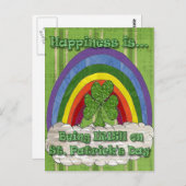 Iers op St Patrick's Day Briefkaart (Voorkant / Achterkant)