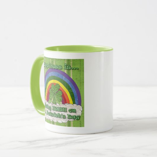 Iers op St Patrick's Day Coffee Mok (Voorkant links)