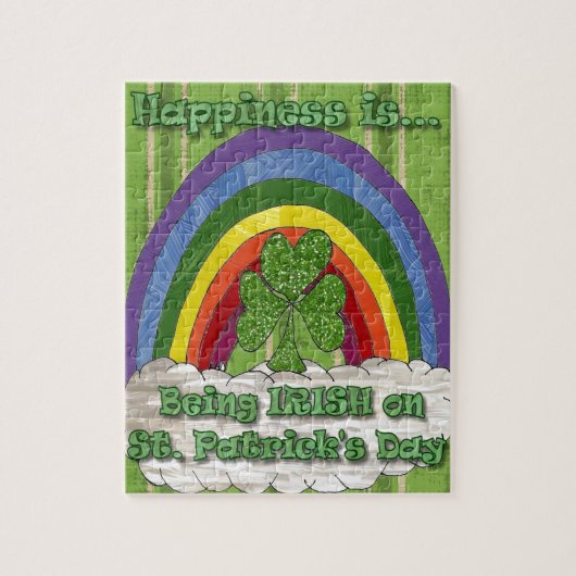 Iers op St Patrick's Day Legpuzzel (Verticaal)