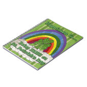 Iers op St Patrick's Day Notitieboek (Linkerzijde)