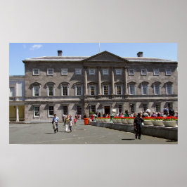 Iers parlementsgebouw, Leinster House, Dublin Poster