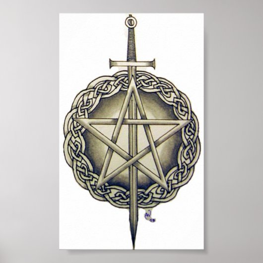 Iers Pentacle Poster (Voorkant)