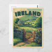  Iers platteland Briefkaart (Voorkant / Achterkant)