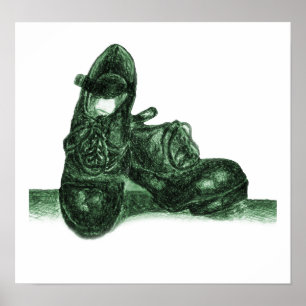 Iers Poster voor harde schoenen