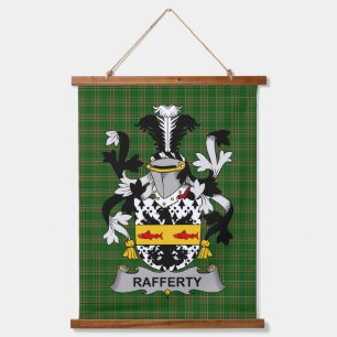 Iers Rafferty of O_Rafferty Wapen Familiewapen C Hangend Wandkleed