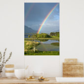 Iers regenboogPoster Poster (Keuken)