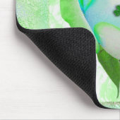 Iers roos en shamrock! muismat (Hoek)