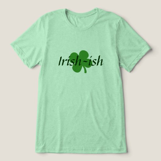 Iers-Schattigee St. Patrick's Day Tri-Blend Shirt (Design voorkant)
