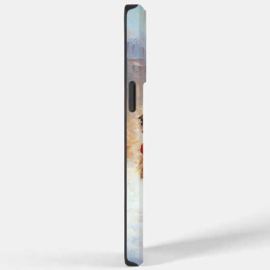 Iers Setter Kerstmis Feestelijk Seizoen Case-Mate iPhone Case (Achterkant / Rechts)