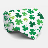 Iers Shamrock Stropdas | Sint-Patricks-dag-Attire (Opgerold)